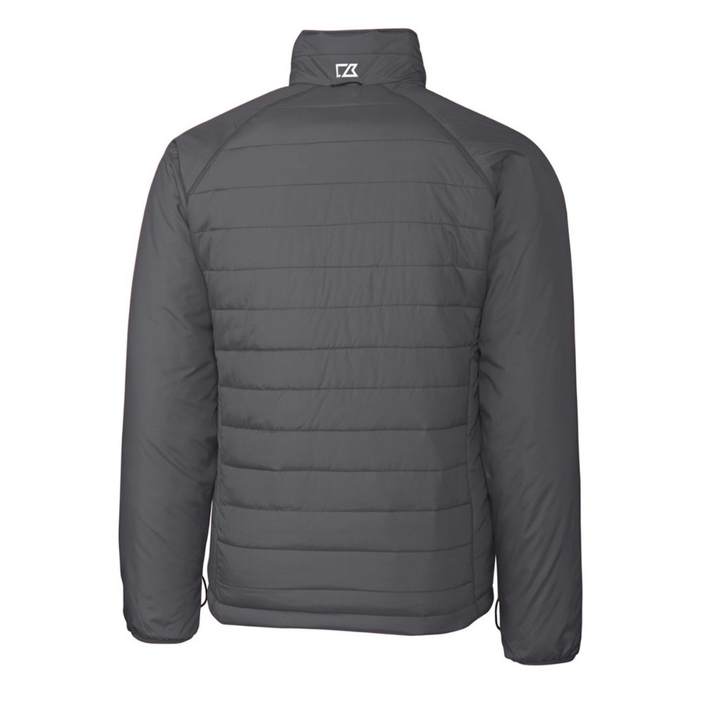 Cutter & Buck Barlow Pass Men’s Puffer Jacket Size Large Grey - Picture 2 of 12